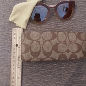 Coach eyeglasses case
